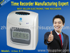 Electronic Time Recorder K-7