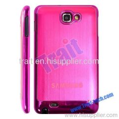 High Quality Metal Hard Case Back Cover for Samsung Galaxy Note i9220 (Hot Pink)