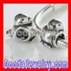 2012 european Silver Happy Bird Charm Beads Wholesale