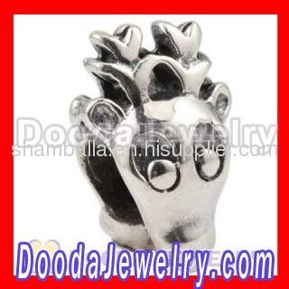 Sterling Silver european Reindeer Charm Beads For Sale