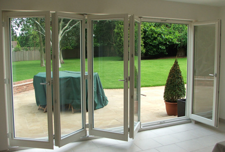 Bi folding patio doors