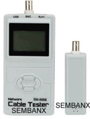 Multi-function cable tester with LCD CABLE TESTER