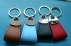 Leather keychain