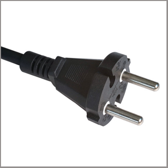 European two pin plug supply