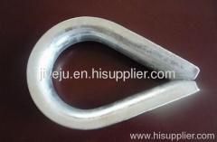 malleable steel wire rope thimble