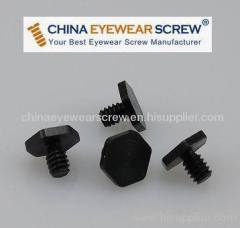 Black Oxided Stainless Steel Micro Hex Screw