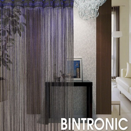 Motorized String Curtains with LED