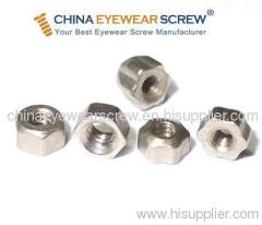 Nickel Silver Optical Torx and Hex Nuts