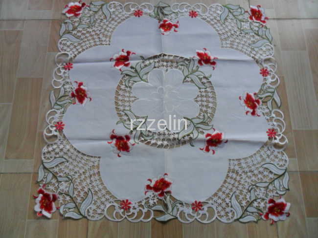 nice quality polyester embroidered tablecloths from China manufacturer ...