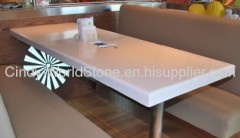 Beautiful artificial stone polished tabletop