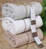 organic natural color cotton bath towel