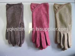 Fashion ladies' woven gloves