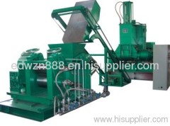 Mixing-extruding-sheeting production line