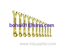 Double box end wrench offset,non sparking double box end wrenches,anti spark double box end wrenches