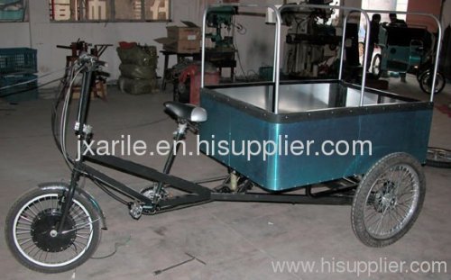 Electric cargo tricycle