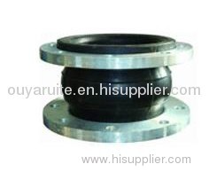 Single sphere rubber joint with DIN flange