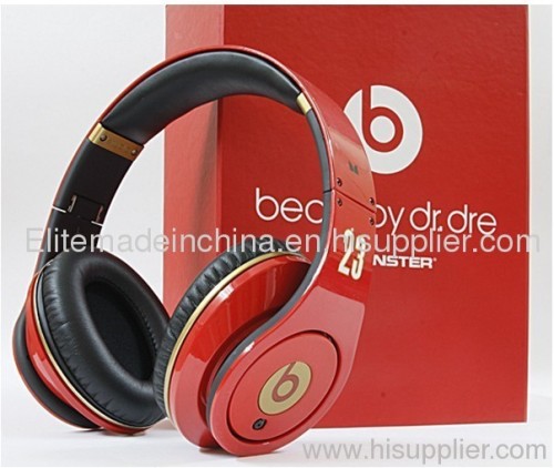Monster - Beats By Dr Dre Studio Headphone LeBron James Limited Edition- Red