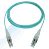 Fiber optic patch cord 10G OM3 aqua