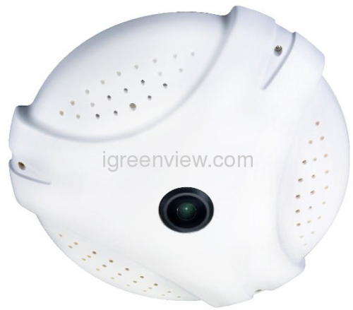 360 ° Fish-eye Panoramic View of 2.0Mega Pixels IP Dome Camera