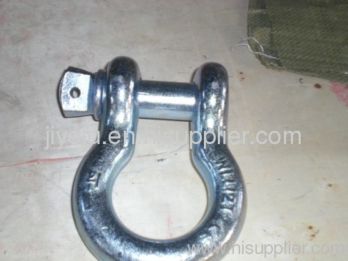 drop forged Bow type anchor shackle