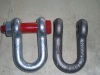 Dee type drop forged shackle