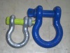 drop forged bow shackle with safty pin