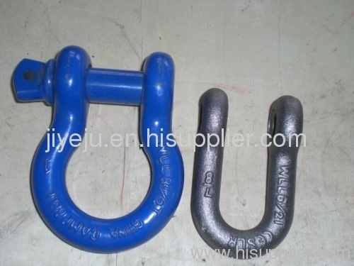 US type bow shackle with screw pin