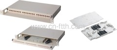 24 Port Sliding Fiber Optic Patch Panel