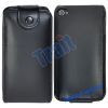 Black Flip Leather Pouch for iPhone 4/iPhone 4S