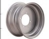 white ATV steel rim with 4 bolts