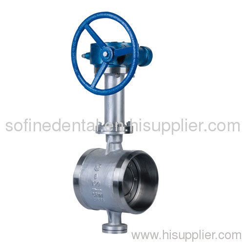 Worm Gear Butt-Weld Butterfly Valve