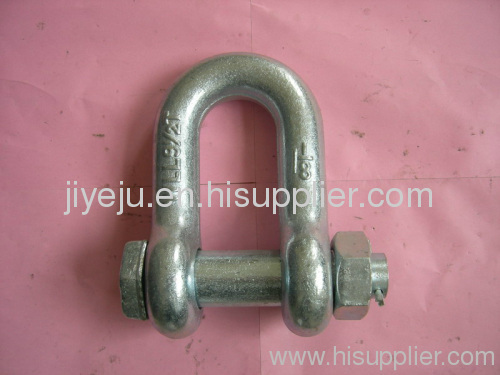 Dee type bolt pin shackle