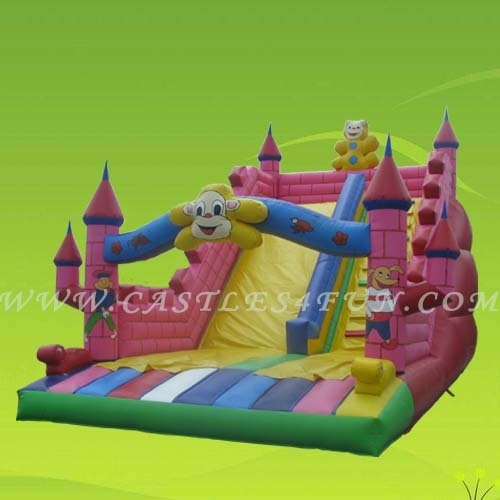 bounce houses water slide,blow up slides