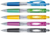Plastic transparent Gel Pen with different color