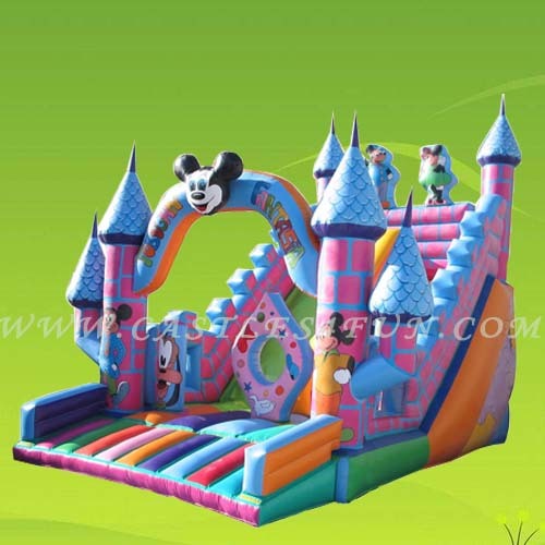 inflatable slides and bouncer,party slide