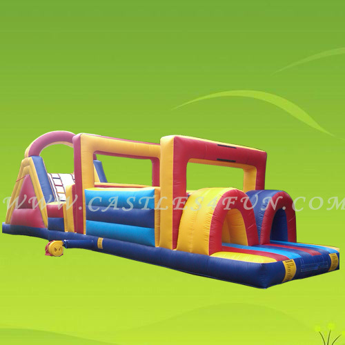 fun amusement park,blow up obstacle course
