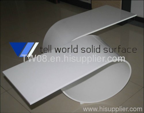 Modern Art design Pure Acrylic Solid Surface Coffee Table