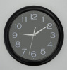 12&quot; round plastic wall clock