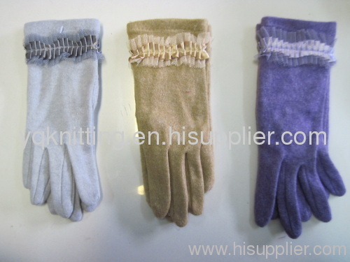 Fashion lady woven Gloves