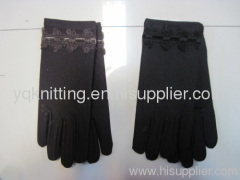 Fashion ladies' woven gloves