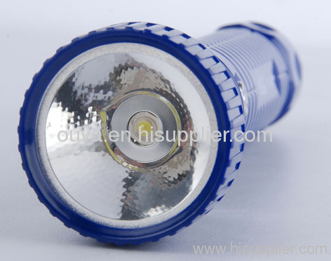 blue 1w Rechargeable LED Flashlight