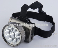 silver LED head lamp