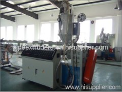 PE pipe extruding machine