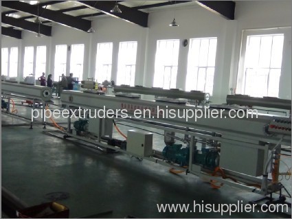 plastic pipe production line