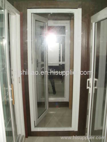 Energy saving double glazed glass door