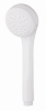 White Plastic Single Spray Function Hand Showers