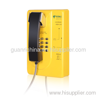 outdoor PSTN vandalism-proof smart-card payphone for kiosk/wall-mounted