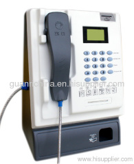 indoor coin PSTN/VoIP payphone for desktop/kiosk/wall-mounted support smart-card