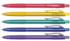 plastic ballpoint pen different color side push
