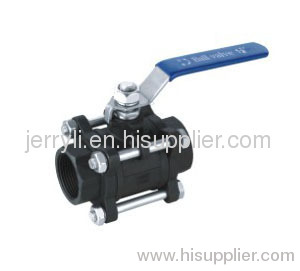 THREE-PIECE MODLE BALL VALVE WCB 1000PSI THREAD